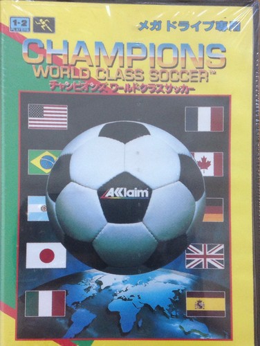 Neu SEGA Mega Drive Champions Weltklasse Fußball (japanische Version) * US-Verkäufer