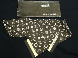 VINTAGE 60&#39;s LOUIS VUITTON FRANCE MONOGRAM SILK SCARF w/ ORIGINAL PACKAGE | eBay