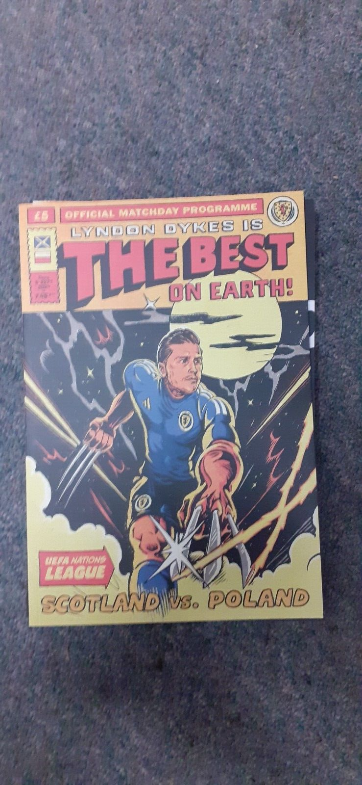 SCOTLAND V POLAND UNOPENED PROGRAMME 2024 eBay