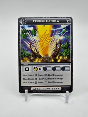 Chaotic Force Strike 45/100 ATTACK 1st Edition Common