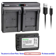 Kastar Battery Slim Dual USB Charger for Sony NP-FZ100 BC-QZ1 Sony Alpha a7R III