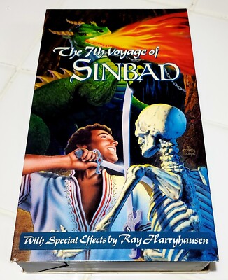 The Seventh Voyage of Sinbad - VHS(1958, 1991)  Awesome Movie w/ Special Effects
