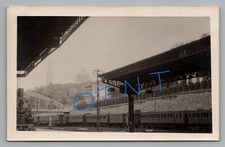 Li&egrave;ge-Guillemins Railway Station Old Steam Trains  Rare Photo Memorial de Cointe