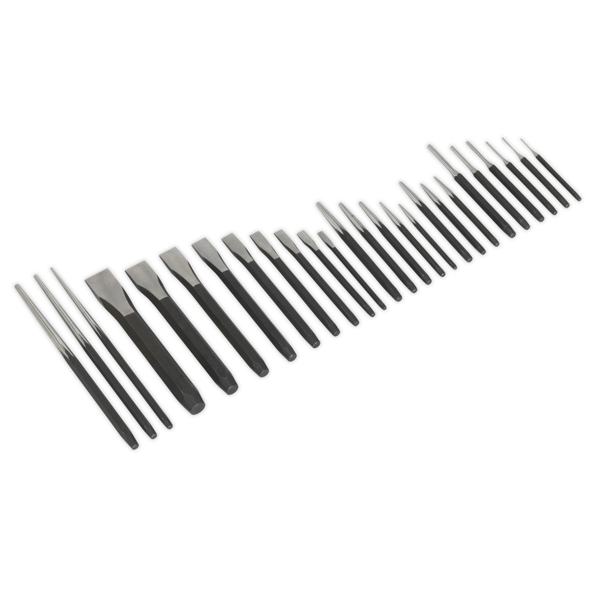 Sealey Punch & Chisel Set 26pc Garage Workshop DIY