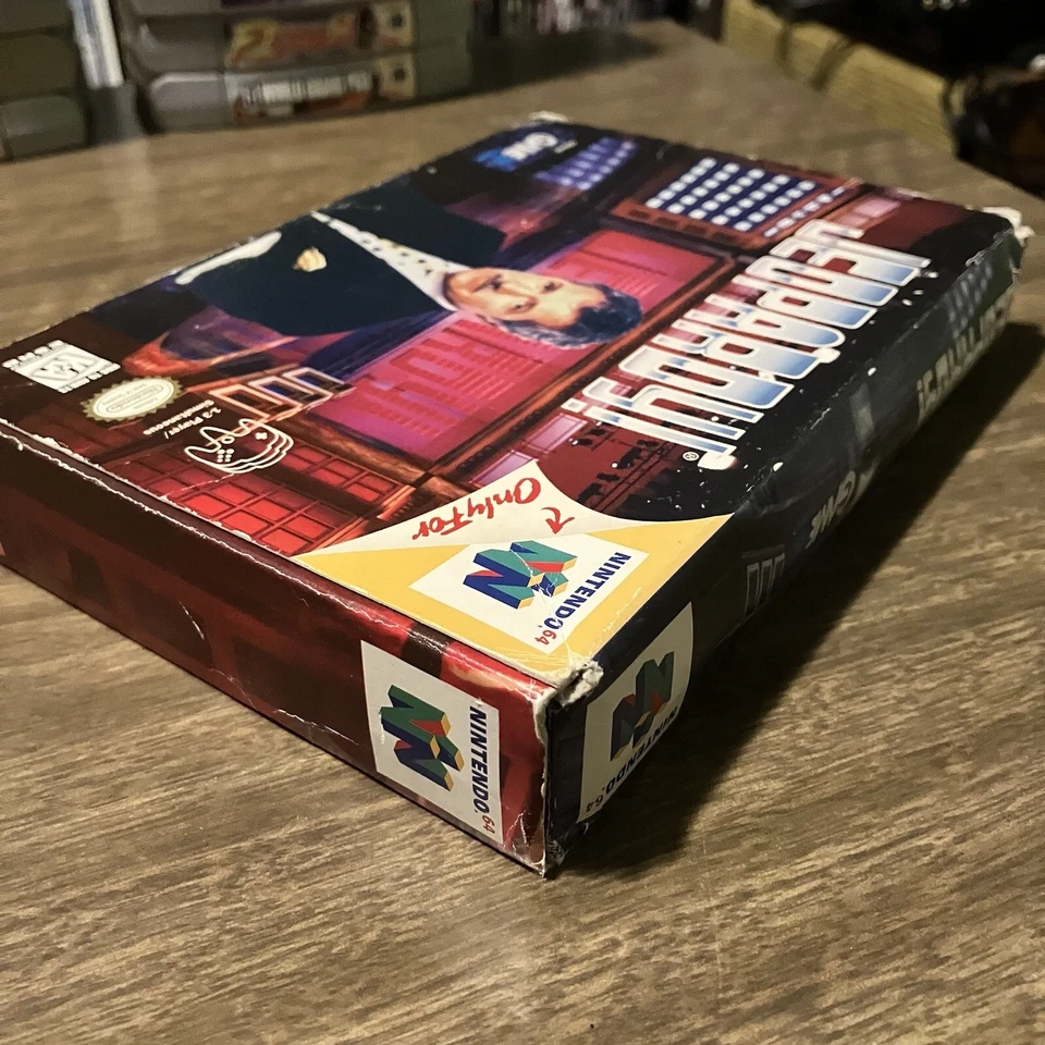 Jeopardy Nintendo 64 N64 Cartridge Inserts Box Tested and Working Authentic Game - Image 4 of 4