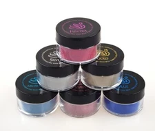 INM Acrylic Powder Northern Lights Holographic - Small Jar 0.5 oz