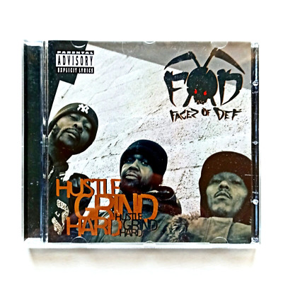 F.O.D (Facez Of Def)   Hustle Grind Hard (CD, EP) FRANCE 2016 EX/EX