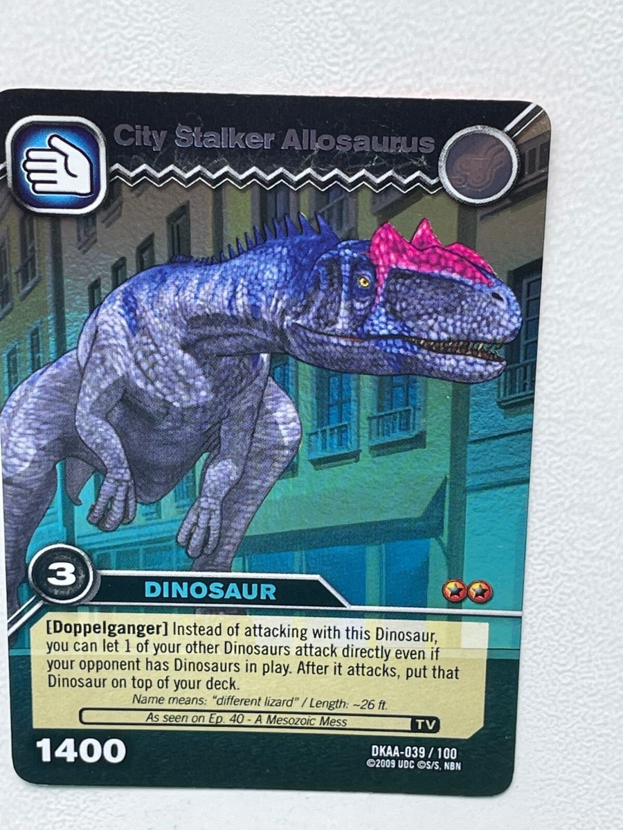 2009 Dinosaur King Foil Card City Stalker Allosaurus DKAA 2009 Dinosaur King Foil Card City Stalker Allosaurus DKAA