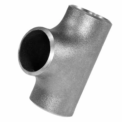 QPOOL24 1x Schweiß T-Stück 88,9 mm 3" DN 80 schwarz