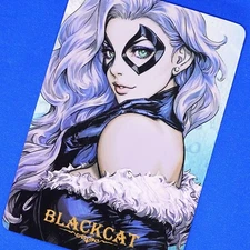 Black Cat Felicia Hardy Engraved Holographic Foil Character Art Card Spider-Man