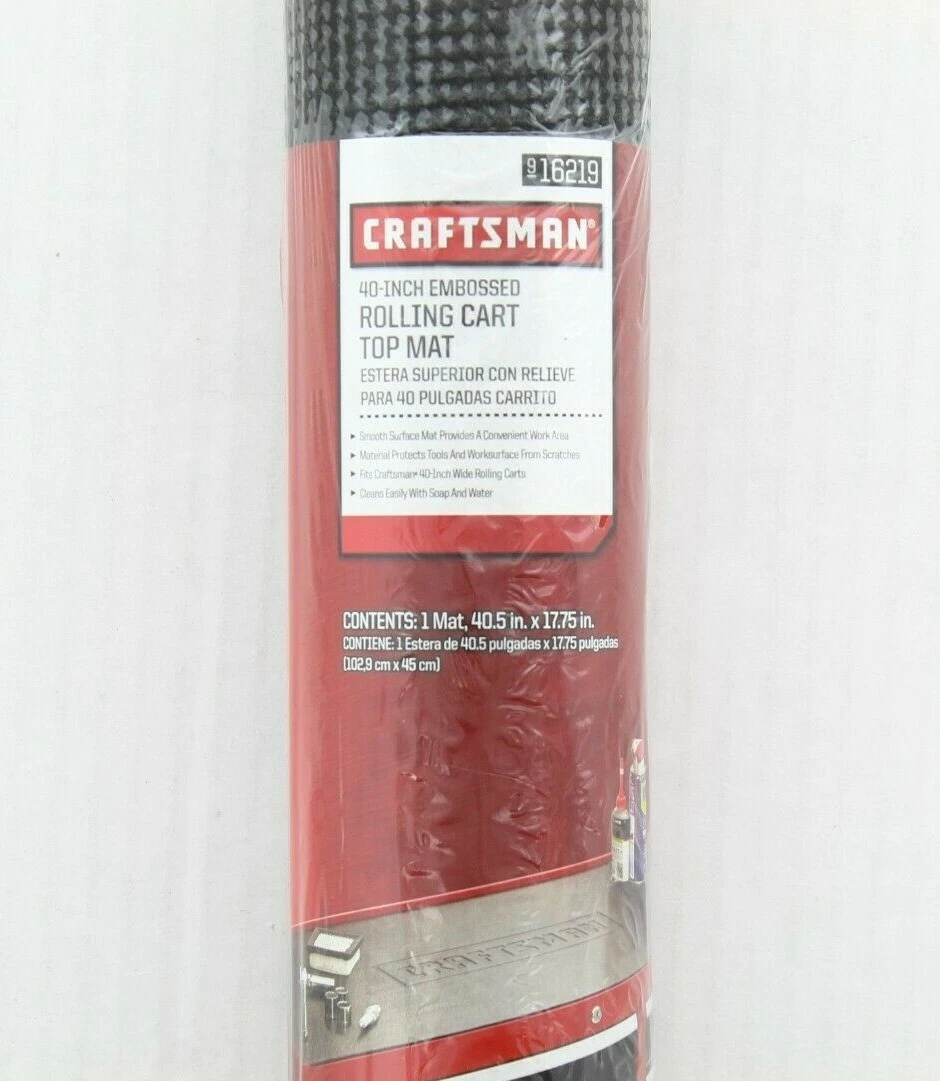 Craftsman embossed top mat deals