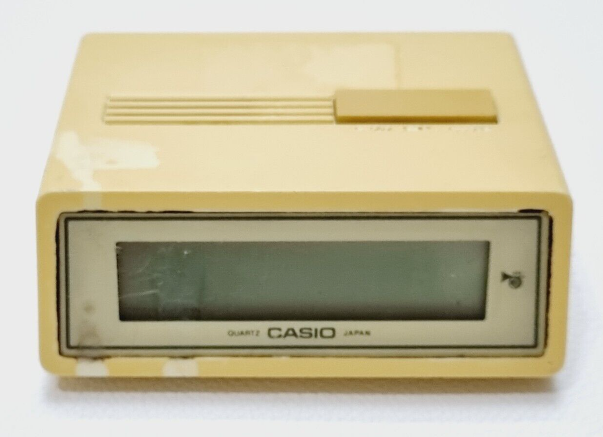 Vintage Casio MA-3 Quartz Space Age Travel Alarm Clock - For Parts