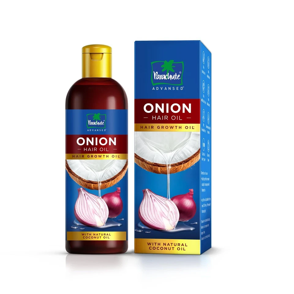 Parachute Zwiebel Haaröl Mit Natürlichem Kokosnussöl Für Glattes Haar 200Ml - Bild 1 von 4