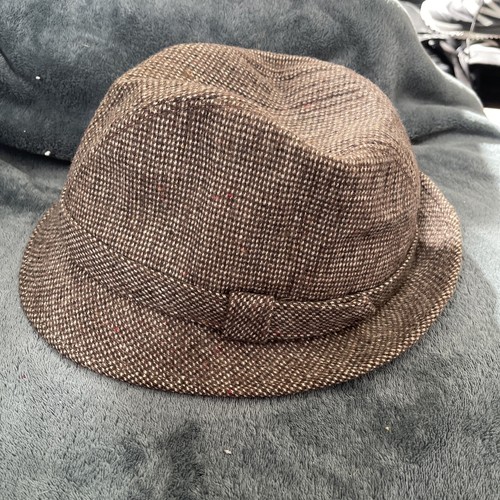 Vintage Stetson Wool Tweed Fedora Hat 