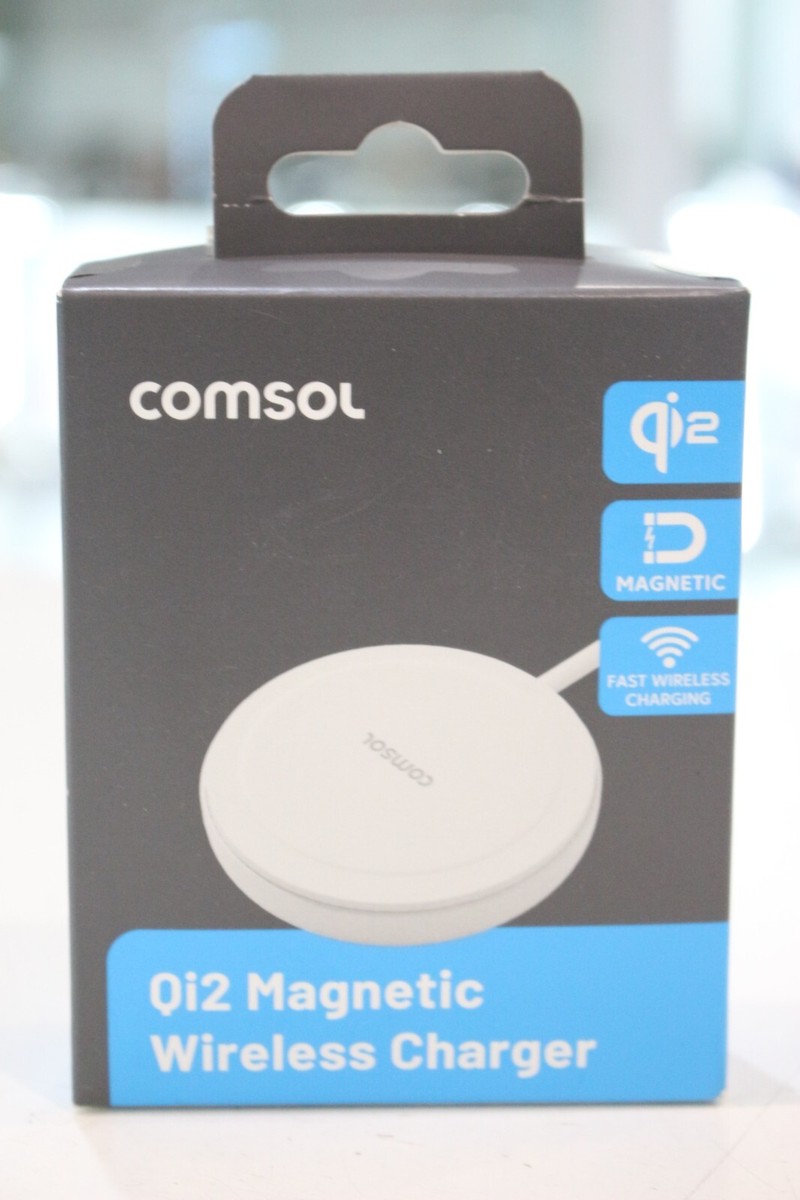 Comsol Qi2 Magnetic Wireless Charger White Australia