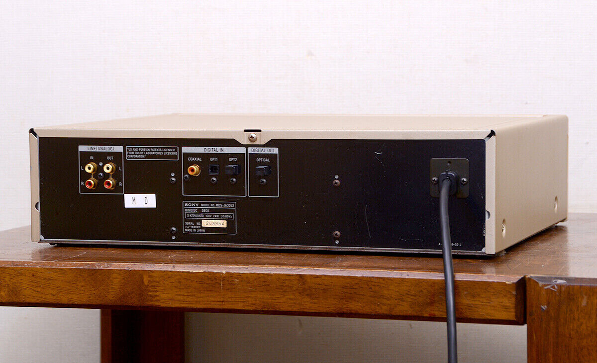 SONY MDS-JA30ES MD MiniDisc Deck Tested Working Free SONY MDS-JA30ES MD MiniDisc Deck Tested Working Free