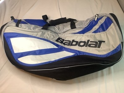 Babolat Tennis Bag Blue Gray White Club Line Pre Owned