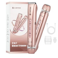 2 in 1 Women Electric Shaver Dual Head Bikini Trimmer for Women IPX7 Waterpro...