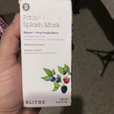 BLITHE Patting Splash Mask Rejuvenating Purple Berry 150ml