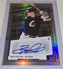 Zack Collins 2020 Donruss Signature Series Rookie RC Autograph Auto #SS-ZC Holo