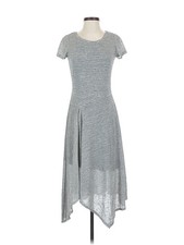 H By Halston Women Gray Casual Dress XS