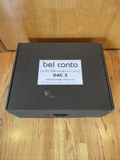 Bel Canto DAC3 Digital to Analog Converter DAC Preamp - Black - MINT w/ Remote
