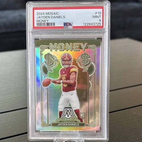 2024 Panini Mosaic Money 💵 Prizm Rookie Jayden Daniels PSA