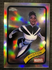2025 Topps Chrome Marvel - PHOTON #24 - Silver REFRACTOR Comic Book Card