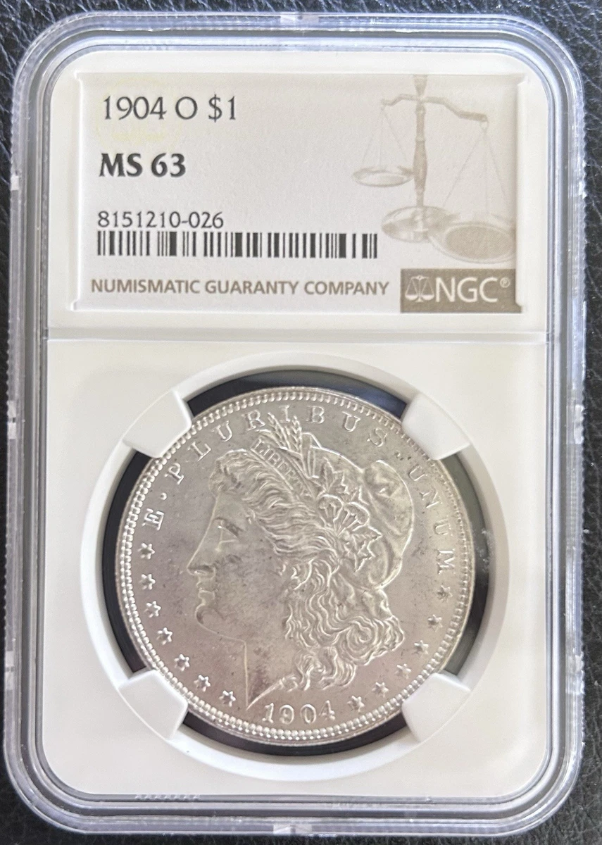 MS 63 Graded 1904 Year Morgan US Dollars (1878-1921) for sale | eBay