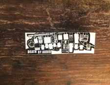 Death By Audio Stickers 2006-07 OOP Very Rare Fuzz Gun, Octave Clang, DBA