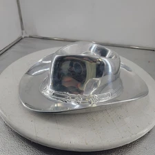 Wilson Armetale Cowboy Hat Chip and Dip Pewter Server Silver 12-Inch-by-15.25-In