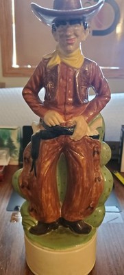 vintage cowboy Alberta's Hand Painted