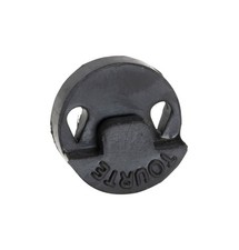 TOURTE STYLE DOUBLE HOLE ROUND MUTE FOR VIOLA-BLACK RUBBER-SOUND REDUCING 5664