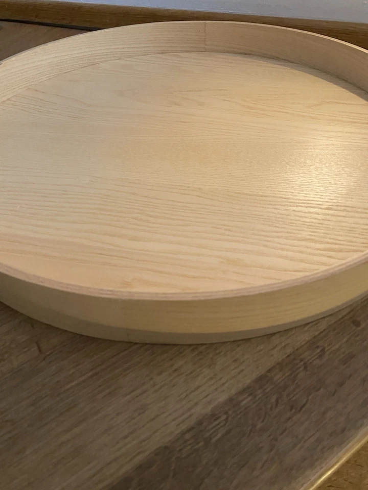 Ikea Holz Tablett Rund Groß 51 cm Hell 2017 nicht mehr Erhältlich Design Klassik - Bild 4 von 4