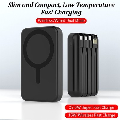 1000000mAh Magnetic Power Bank for iPhone 17/16/15 Wireless Charger NIFFPD