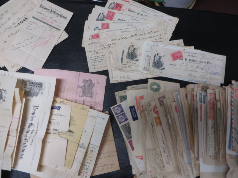 LARGE LOT Stamps, Covers, Vignettes & Unused Stamps From 1870s to 1970s, LOOK!!