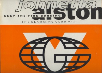 Johnetta Alston - Keep The Fire Burning - UK Promo 12'' Vinyl - 1990 - Global ...