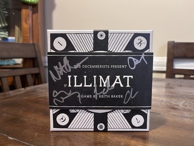 SIGNED Illimat Keith Baker 2017 The Decemberists Card Board Game Autographed