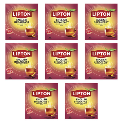 8720608014538 LIPTON English Breakfast herbata czarna (92 torebki) X8 Lipton Tea