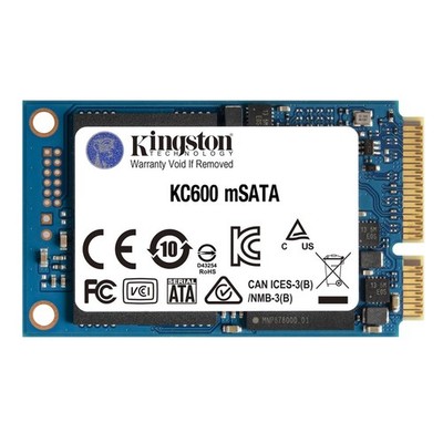 Kingston KC600 SSD 512GB intern mSATA SATA 6Gb/s 256-Bit-AES (2. Wahl)