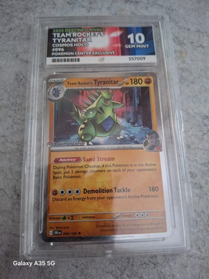 #ad Team Rocket#x27;s Tyranitar Pokemon Center Stamp Promo Ace 10 Perfect Subs GBP 75.00