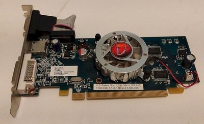 Pair of VisionTek PCIe Graphics Cards Radeon HD 4350 (51MB) & HD 7750 (1GB) READ