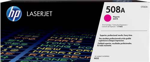 Cartouche HP 508A magenta de qualité supérieure CF363A pour impression laser