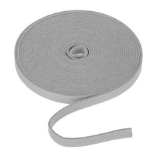 Flat Leather Cord 197 Inch 8mm, for Jewelry Making -5m/Light Gray