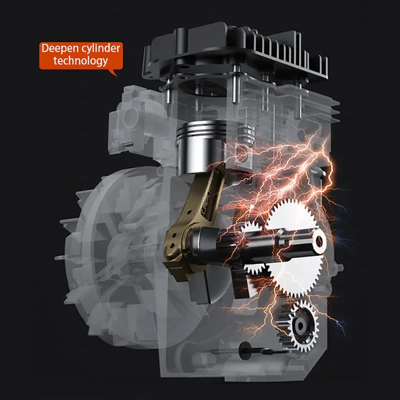 GX35 4 Stroke Gasoline Engine Single Cylinder Petrol Engine Fit Brush Cutter - Image 3 of 4