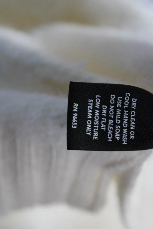 Christopher Fischer Women Pullover Striped Cashmere Crewneck Sweater Size M - Image 4 of 4