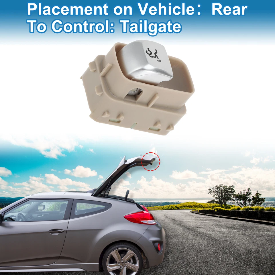 Trunk Release Switch  No.2229050409 fits for Mercedes-Benz C200 - 1 pcs Foto 3 de 4