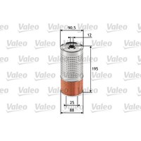 Valeo ÖLfilter 586546 FüR Mercedes-Benz Saloon 200 D 240 300 100 Kasten Puch