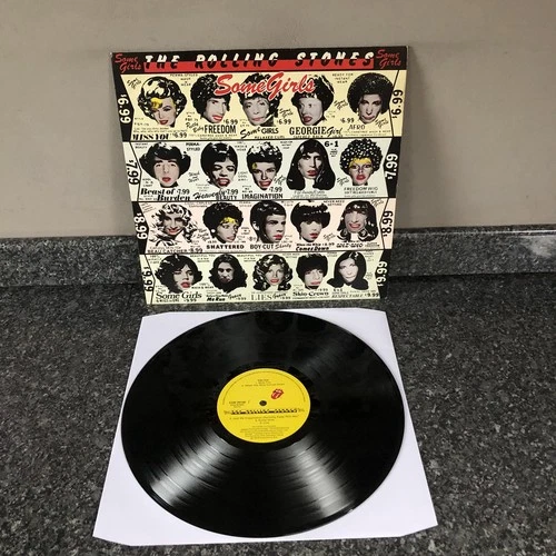 LP VINYL THE ROLLING STONES SOME GIRLS CUN 39108 UK 1ST PRESS 1978 EX+/EX+