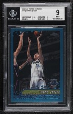 2001-02 Topps Chrome Wang Zhizhi #112 BGS 9 MINT 0q3